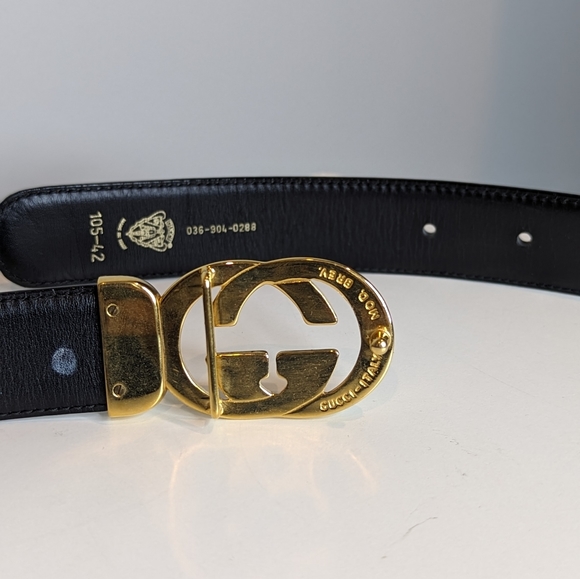Vintage Gucci Men's/unisex leather belt - Picture 6 of 9